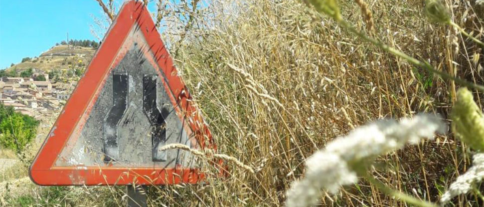 Lezcano insiste de nuevo en la dejadez de la Diputaci&oacute;n en la limpieza de las cunetas y arcenes de sus carreteras&nbsp;