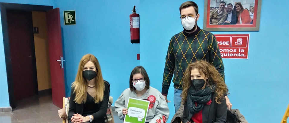 Jim&eacute;nez apuesta por la reaci&oacute;n de un Acuerdo Marco para la plena inclusi&oacute;n de las personas con discapacidad intelectual